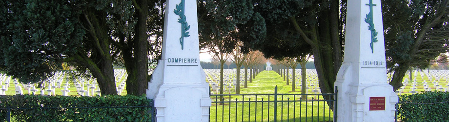 Les cimetières militaires français de 14-18 Oise