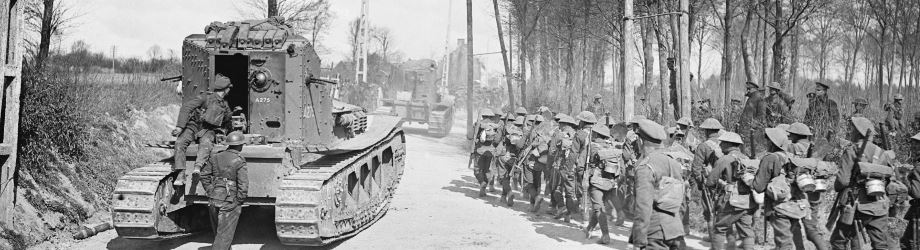 Mailly-Maillet sur la zone de front le 26 mars 1918