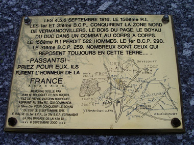 Plaque à la 86ème brigade de la 43ème division #2/2